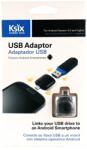 Ksix USB Micro USB Átalakító Fekete 3cm KSIXBXLINK (KSIXBXLINK)