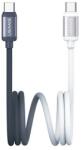 USAMS USB 2.0 Type C Összekötő Fekete-Fehér 1.2m SJ756USB01 (SJ756USB01)