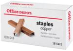 Office Depot 24/6 1000db/cs fűzőkapocs réz (5619483)