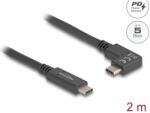 Delock USB 3.0 Type C Összekötő Fekete 2m 80038 (80038)