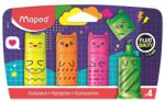 Maped Fluo Peps Mini Kawaii Szövegkiemelő készlet 1-5 mm 4 szín IMA743609 (IMA743609)