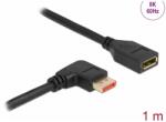 Delock DisplayPort 1.4 Összekötő Fekete 1m 87077 (87077)
