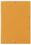 DONAU Standard gumis mappa karton A4 narancssárga (FEP12G)