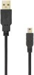 SBOX USB Mini USB Átalakító Fekete 2m USB-MINI-2/R (USB-MINI-2/R)