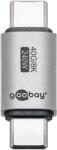 Goobay USB 4.0 Type C Toldó Ezüst 3cm 74448 (74448)