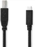 Nedis USB 2.0 Type C Átalakító Fekete 1m CCGL60650BK10 (CCGL60650BK10)