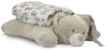 Lorelli Poffy Duo takaró 75x90cm párnával 45x30cm - White BeigeTeddy Bear (3800166122267)