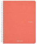 Fedrigoni Ecoqua A5 70 lapos sima spirálfüzet korall (19148005)