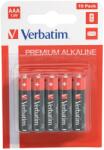 Verbatim Premium Alkáli mikro ceruza elem (AAA) 10db (49874)