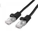 C-TECH UTP CAT6 Összekötő Fekete 5m CB-PP6-5BK (CB-PP6-5BK)