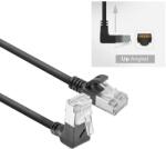 Act Connectivity U/FTP CAT6A Összekötő 90° Fekete 1m DA4901 (DA4901)
