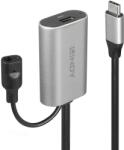 Lindy USB 3.1 Type C Hosszabbító Fekete 5m 43271 (43271)
