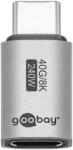 Goobay USB 4.0 Type C Toldó Ezüst 3cm 74447 (74447)