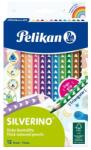 Pelikan Silverino színesceruza készlet vastag háromszögletű 12 szín (00700627)