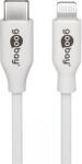 Goobay USB 2.0 Type C Lightning Átalakító Fehér 2m 39448 (39448)