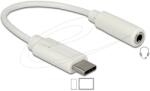 Delock USB 2.0 Type C Jack Átalakító Fehér 14cm 65913 (65913)
