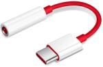 OnePlus audió adapter kábel 3.5mm jack aljzat - Type-C PIROS (57983104916)