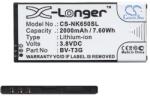 Cameron Sino Microsoft Lumia 650 CAMERON SINO akku 2000mAh LI-ION BV-T3G kompatibilis (CS-NK650SL)