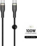 FIXED USB 2.0 Type C Összekötő Fekete 1.2m FIXDB-CC12-BK (FIXDB-CC12-BK)