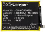 Cameron Sino Motorola Moto G51 5G CAMERON SINO Li-Polymer akku 3.8V/4850mAh, Motorola JK50 kompatibilis, FEKETE (CS-MOP300SL)