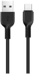 hoco. X20 adatkábel USB - Type-C, törésgátló, FEKETE (X20_TYPE-C_3M_B)