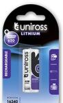 Uniross CR123A/LIR16340 3.6V Li-ion nem védett akkumulátor (UM16340N1)