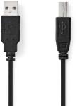 Nedis USB Összekötő Fekete 1m CCGL60100BK10 (CCGL60100BK10)