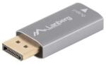 Lanberg HDMI 2.0 DisplayPort 1.2/1.2a Átalakító Ezüst 3cm AD-DP-HD-01 (AD-DP-HD-01)