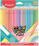 Maped Színes ceruza készlet háromszögletű Color Peps Pastel 24 szín IMA831880 (IMA831880)