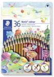 STAEDTLER Színes ceruza készlet háromszögletű Noris Colour 36 különböző szín