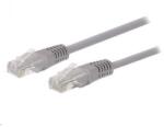 C-TECH UTP CAT5E Összekötő Szürke 1m CB-PP5-1 (CB-PP5-1)