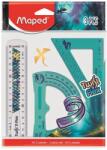 Maped Dragon sárkány Vonalzókészlet műanyag törhetetlen 3 darabos IMA981898 (IMA981898)