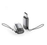 Awei USB 2.0 Type C Lightning Töltő/adat Szürke 3cm A12 (A12)