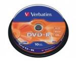 Verbatim DVD-R 16x 10db hengeres (43523)