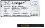 Cameron Sino Alcatel 1B (2020) CAMERON SINO Li-Ion akku 3.85V/2850mAh, Alcatel TLi028C1 kompatibilis, FEKETE (CS-OTB502SL)