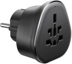 UGREEN S500 univerzális utazási adapter Schuko 10A fekete 95050 (95050)
