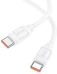 hoco. USB 2.0 Type C Összekötő Fehér 1m HC652025 (HC652025)