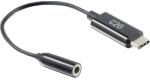 C2G USB 2.0 Type C Jack Átalakító Fekete 12cm 54426 (54426)