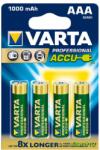 VARTA Professional mikro ceruza akku (AAA) 1000mAh 4db