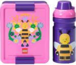 LEGO® Uzsonnásdoboz szett méhecske mintás lila/pink 2 részes 40580802 (40580802)
