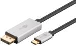 Goobay USB 3.0 Type C DisplayPort 1.4 Átalakító Fekete 2m 60176 (60176)