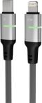 AVAX USB 2.0 Type C Lightning Töltő/adat Fekete 3m CB637 (CB637)