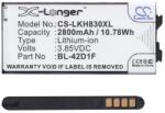 Cameron Sino LG G5 CAMERON SINO Li-Ion akku 3.85V/2800mAh, LG BL-42D1F kompatibilis, FEKETE (CS-LKH830XL)