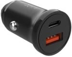 FIXED Autós töltő 1xUSB 1xUSB-C 20W fekete (FIXCC20N-CU-BK)