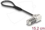 Navilock Laptop biztonsági kábel számkombinációs zárral Kensington Slot 20942 (20942)