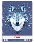 Herlitz Wild Animals A4 80 lapos kockás spirálfüzet 50027774 (50027774)