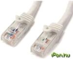 StarTech UTP CAT6 Összekötő Fehér 1m N6PATC1MWH (N6PATC1MWH)