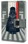 LEGO Star Wars Jegyzetfüzet pontrácsos keményfedeles fénykard tollal Darth Vader L53492 (L53492)