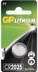 GP Batteries CR2025 Lithium gombelem (CR) 1db (GPCR2025-BL1)