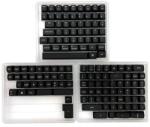 KEYCHRON Full Keycap Set OSA Profile ABS Material Laser Engraving - ISO Magyar - fekete (JM-255)